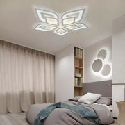 Lampadario a LED con telecomando DALIA 170W, 5 Petali, Luce Fredda/Calda/Neutra, Dimmerabile, Lampadario a LED Bianco con telecomando Titolo predefinito Alessandro Design