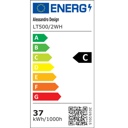 Lampadario a LED con telecomando LANDYN 37W, 2 Quadrati, Luce Fredda/Calda/Neutra, Dimmerabile, Lampadario a LED Bianco con telecomando Titolo predefinito Alessandro Design