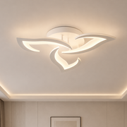 Lampadario LED con telecomando LOTUS 32W, 3 Petali, Luce Fredda/Calda/Neutra, Dimmerabile, Bianco