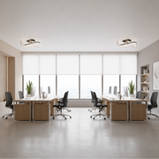 TRANBERG Lampadario LED con telecomando, 3 sorgenti (1 nera+2 oro), 3000K/4000K/6000K, 144W, Metallo e Plastica, Nero