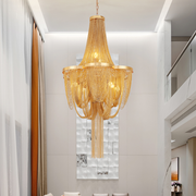 Candelabri 4xE14, Diametro 48cm, Oro, Metallo Candelabri Moderni Titolo predefinito Alessandro Design