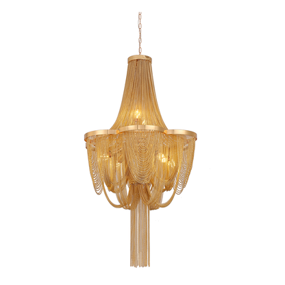 Candelabri 4xE14, Diametro 48cm, Oro, Metallo Candelabri Moderni Titolo predefinito Alessandro Design