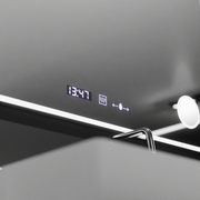 Specchio LED rettangolare 120x80 Aura Riflesso Puro MotionGlow Marcello, Sistema Disappannante, Termometro e Orologio, Specchi Dimmerabili Marcello Titolo predefinito Alessandro Design