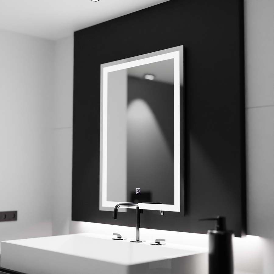 Specchio rettangolare a LED, 60x80 cm, FRAME Basic Touch Specchi Korman C Titolo predefinito Alessandro Design