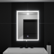 Specchio rettangolare a LED, 60x80 cm, FRAME Basic Touch Specchi Korman C Titolo predefinito Alessandro Design