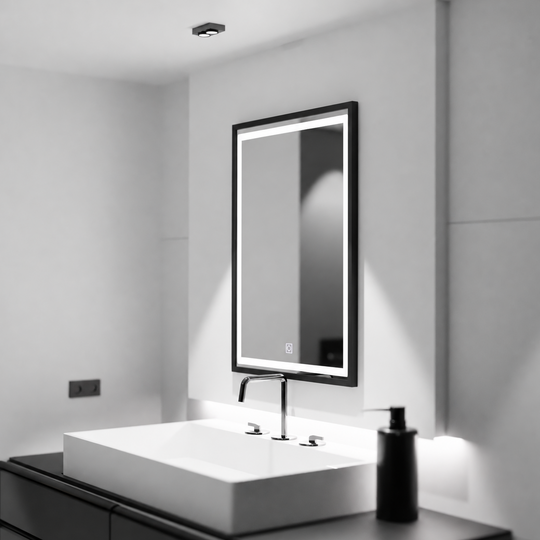 Oglinda LED Rectangulara, 60x80cm, Ombra Basic Touch