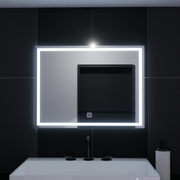 Specchio LED rettangolare, 80x60cm, FRAME Basic Touch Specchi Korman C Titolo predefinito Alessandro Design