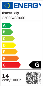 Specchio LED rettangolare, 80x60cm, FRAME Basic Touch