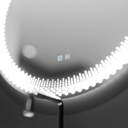 Specchio rotondo a LED 60 cm, Stellaire Touch, sistema Demister, specchi dimmerabili Korman E Titolo predefinito Alessandro Design