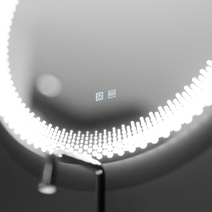 Specchio rotondo a LED 60 cm, Stellaire Touch, sistema Demister, specchi dimmerabili Korman E Titolo predefinito Alessandro Design