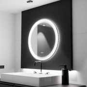 Specchio rotondo a LED 60 cm, Stellaire Touch, sistema Demister, specchi dimmerabili Korman E Titolo predefinito Alessandro Design