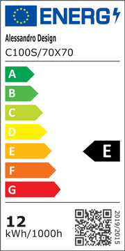 Specchio rotondo a LED, 70 cm, Basic Touch