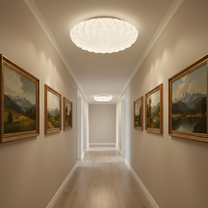 Plafoniera LED 23 cm, 22W, 3000K / 4000K / 6000K, Bianco, Metallo e Acrilico Plafoniere LED Titolo predefinito Alessandro Design