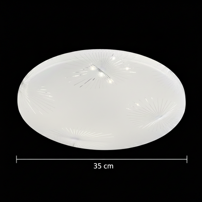 Plafoniera LED 35 cm, 31W, 3000K / 4000K / 6000K, Bianco, Metallo e Acrilico Plafoniere LED Titolo predefinito Alessandro Design