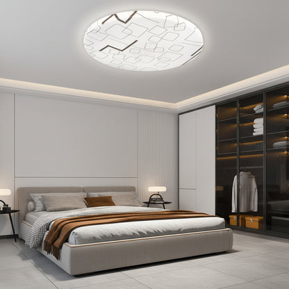 Plafoniera LED 35 cm, 31W, 3000K / 4000K / 6000K, Bianco, Metallo e Acrilico Plafoniere LED Titolo predefinito Alessandro Design