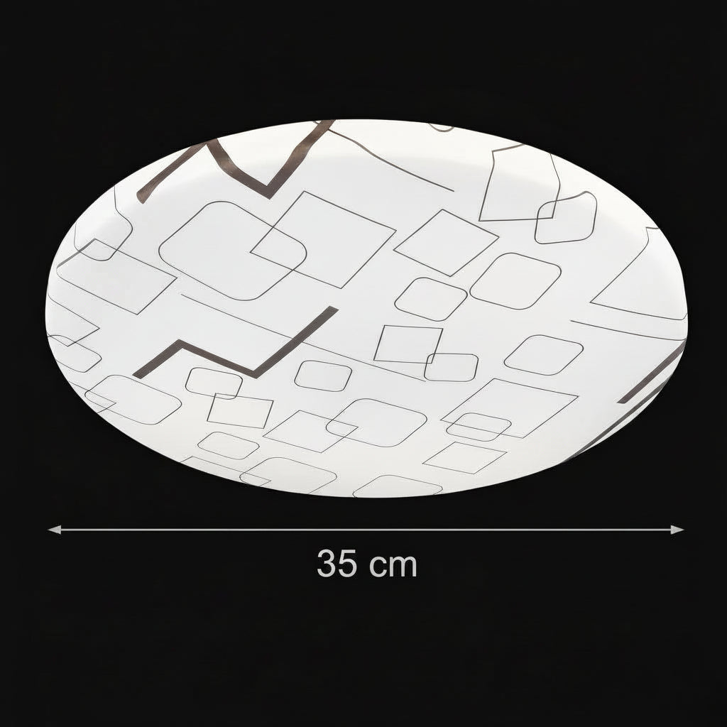 Plafoniera LED 35 cm, 31W, 3000K / 4000K / 6000K, Bianco, Metallo e Acrilico Plafoniere LED Titolo predefinito Alessandro Design