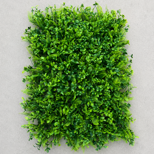Pannello di recinzione vivente in legno di bosso artificiale, 40 x 60 cm, verde
