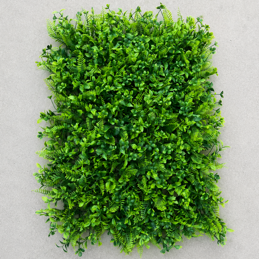 Pannello di recinzione vivente in legno di bosso artificiale, 40 x 60 cm, verde