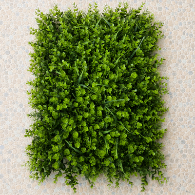 Pannello per recinzione viva con piante artificiali, eucalipto misto, 40 x 60 cm, verde