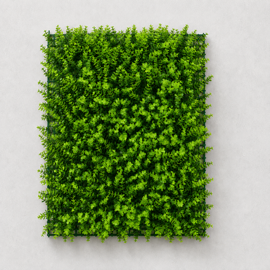 Pannello di recinzione vivente con pianta artificiale di eucalipto, 40 x 60 cm, verde