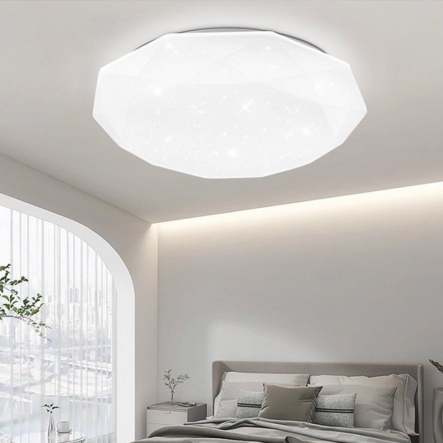 Plafoniera LED, 51W, Diametro 50cm, Luce Calda/Fredda/Neutra, Plafoniere LED Bianche Titolo predefinito Alessandro Design