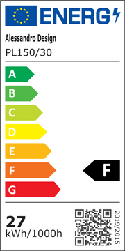 Plafoniera LED esagonale 33 cm, 27W, 3000K / 4000K / 6000K, Bianco, Metallo e Acrilico
