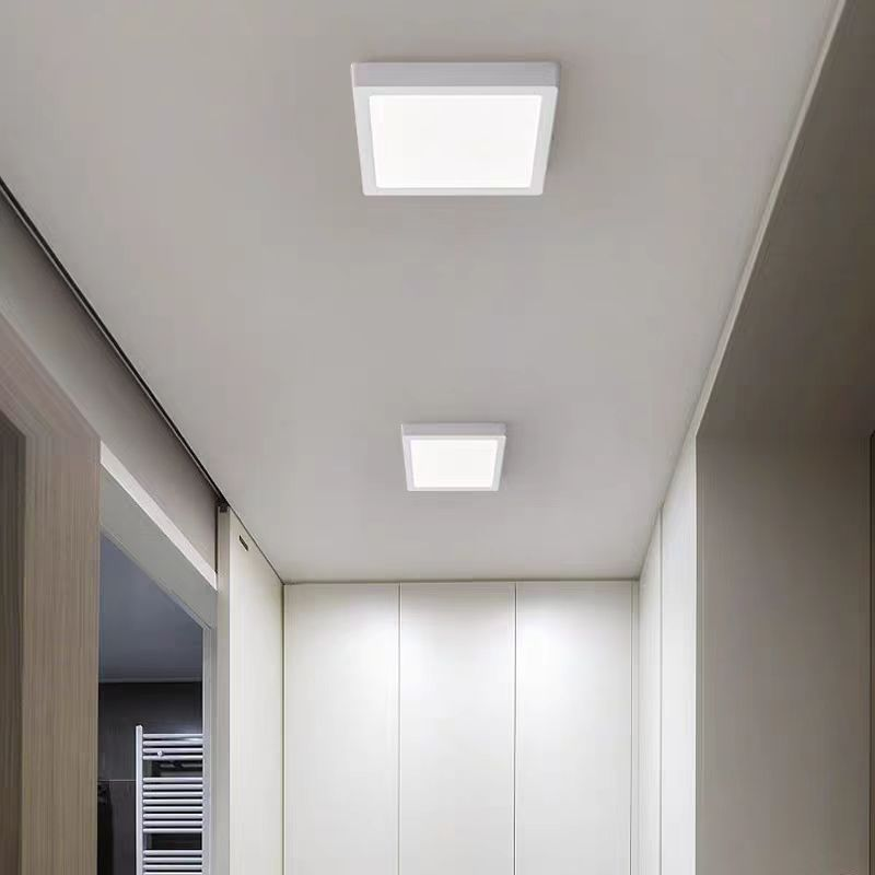 Plafoniera LED Quadrata, 36W, 22x22cm, Luce Fredda, 6000K, Plafoniere LED Bianche Titolo predefinito Alessandro Design