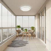 Plafoniera LED 23 cm, 22W, 3000K / 4000K / 6000K, Bianco, Metallo e Acrilico Plafoniere LED Titolo predefinito Alessandro Design
