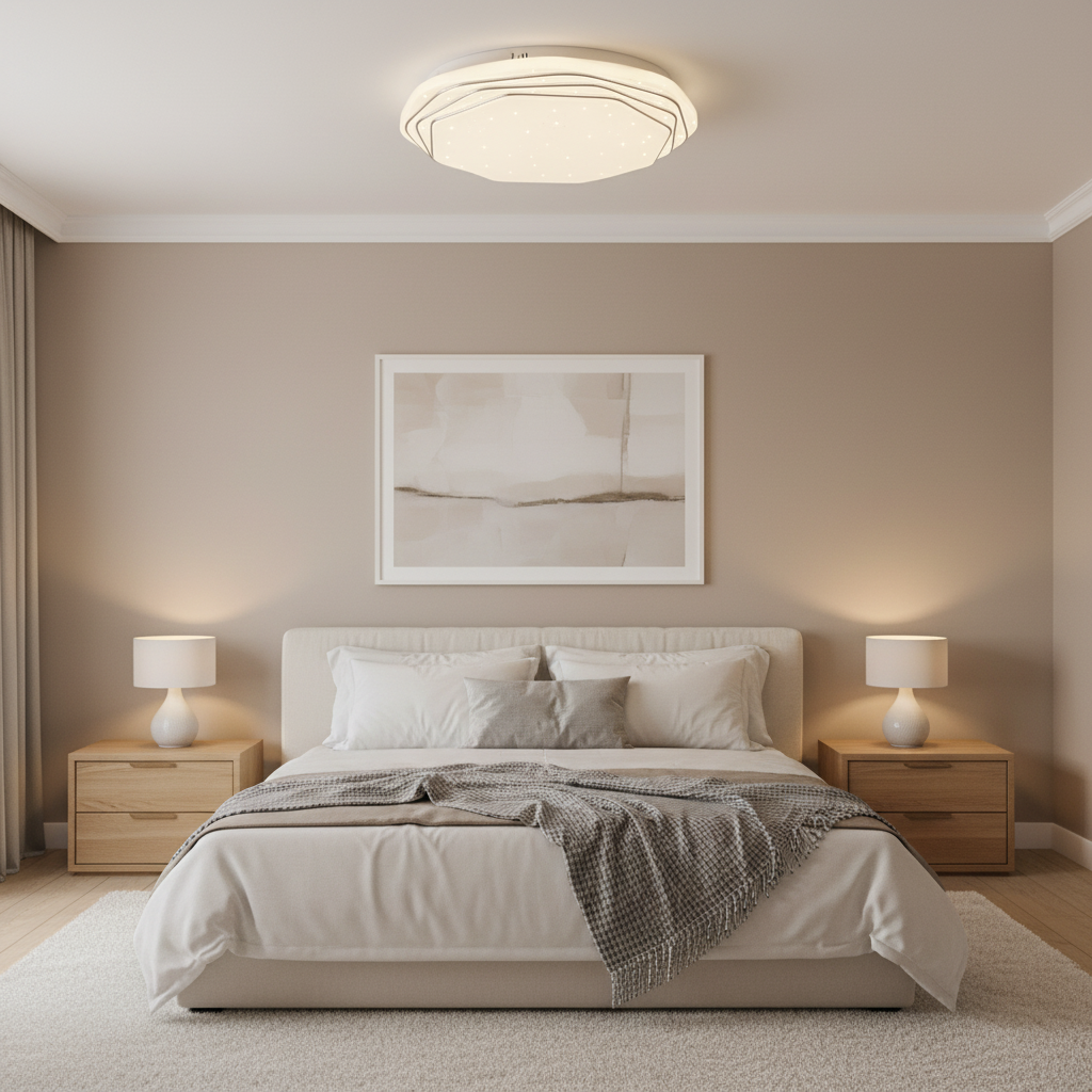 Plafoniera PL152 LED 35 cm, 31W, 3000K / 4000K / 6000K, Bianco, Plafoniere LED in metallo e acrilico Titolo predefinito Alessandro Design