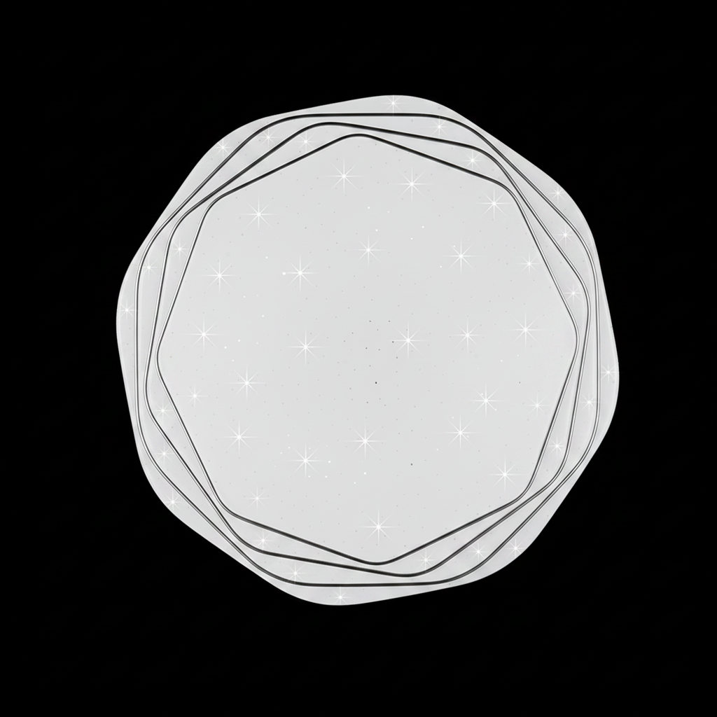 Plafoniera LED 23 cm, 22W, 3000K / 4000K / 6000K, Bianco, Metallo e Acrilico Plafoniere LED Titolo predefinito Alessandro Design
