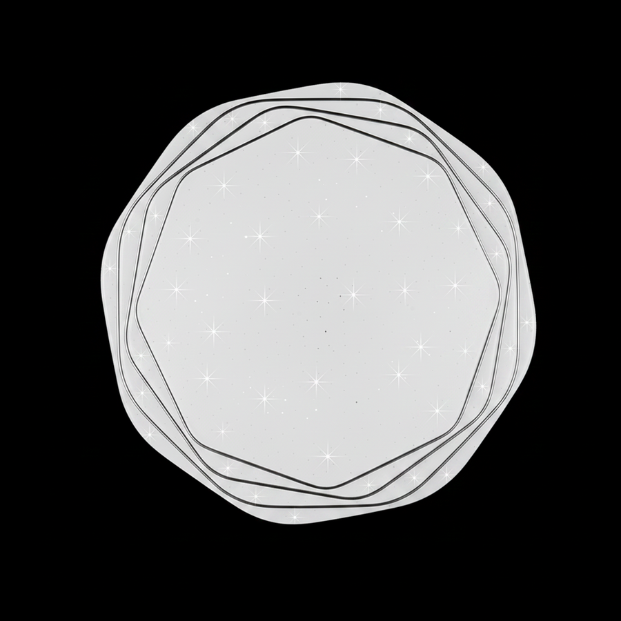 Plafoniera LED 23 cm, 22W, 3000K / 4000K / 6000K, Bianco, Metallo e Acrilico Plafoniere LED Titolo predefinito Alessandro Design