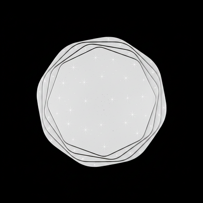 Plafoniera PL152 LED 35 cm, 31W, 3000K / 4000K / 6000K, Bianco, Plafoniere LED in metallo e acrilico Titolo predefinito Alessandro Design