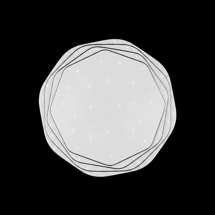Plafoniera PL152 LED 35 cm, 31W, 3000K / 4000K / 6000K, Bianco, Plafoniere LED in metallo e acrilico Titolo predefinito Alessandro Design