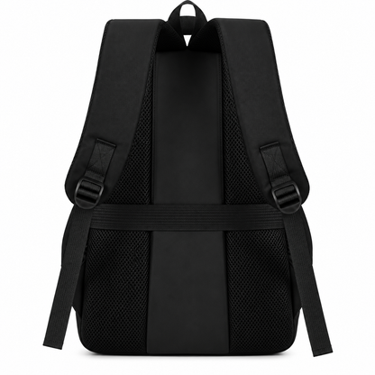 Rucsac de Scoala BOYSUN, 47x32x14 cm, Oxford, Negru si Albastru