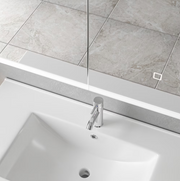 Specchio LED con Contenitore MODA 80x70 cm Bianco Illuminazione Perimetrale e Sensore Touch Specchi Contenitore Titolo predefinito Alessandro Design