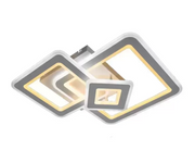 Lampadario LED con Telecomando Hortensia 190W Dimmerabile Bianco