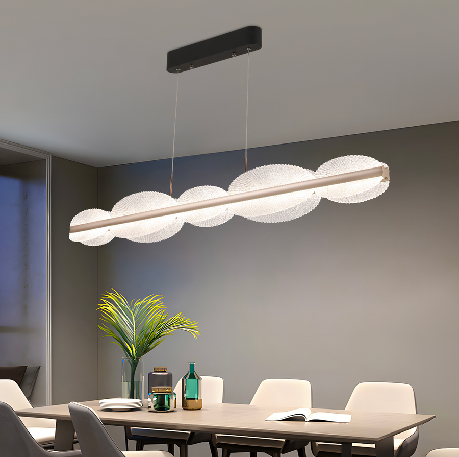 Lampadario LED a Sospensione con Telecomando ISOTTA 105W, Luce Fredda/Calda/Neutra 3000K/4000K/6000K, Dimmerabile, Altezza Regolabile, Nero e Argento, Lampadari a LED con Telecomando in Metallo e Cristallo Titolo predefinito Alessandro Design