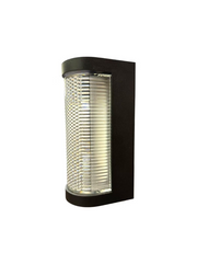 Lampada da Parete per Esterno LED AX155, Luce Calda, 8W, Metallo, Nero Titolo predefinito Alessandro Design