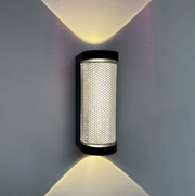 Lampada da Parete per Esterno LED AX155, Luce Calda, 8W, Metallo, Nero Titolo predefinito Alessandro Design