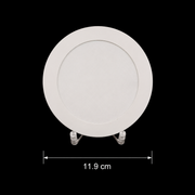 Spot LED AKTOBE, Ø11.9cm, 6W, Rotund, Lumina Rece, Alb, Metal si Acrilic