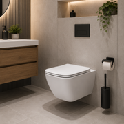 WC sospeso senza telaio NUNAVUT, scarico orizzontale (sifone a P) 18 cm, 51,5x36,5x36 cm, bianco