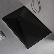 Piatto doccia rettangolare 80x120 cm, slim 3 cm, nero Home & Garden Titolo predefinito Alessandro Design
