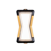AX216 Applique LED da Esterno e Interno, 2 Sorgenti x 10W, Metallizzato, Nero, 3000K Applique da Esterno Titolo predefinito Alessandro Design