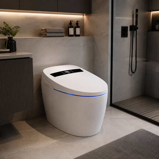Wc YUKON, Versione Semplificata, Dal Design Moderno, Bianco