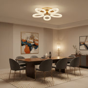 Lampadario LED con Telecomando, 66W, Luce Fredda/Calda/Neutra, Dimmerabile, Oro Lampadari LED con Telecomando Titolo predefinito Alessandro Design