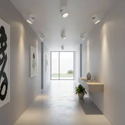 TINNIE Proiettore LED, Girevole, 9W, Luce Neutra 4000K, Bianco