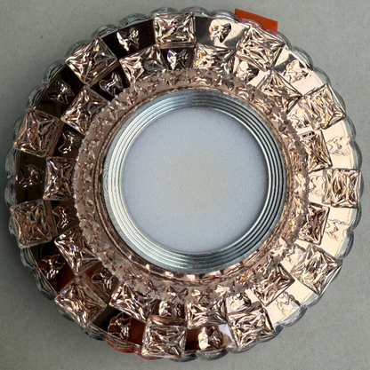 Spot LED ORBITA, 5W, Rotondo, Luce Fredda/Calda, Bronzo Antico, Spot LED in Resina e Vetro Titolo predefinito Alessandro Design