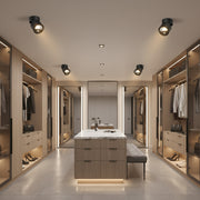 TINNIE Proiettore LED, Girevole, 9W, Luce Neutra 4000K, Nero