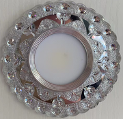 ORBITA Spot LED, 5W, Rotondo, Luce Fredda + RGB, Spot LED Bianco, Resina e Vetro Titolo predefinito Alessandro Design