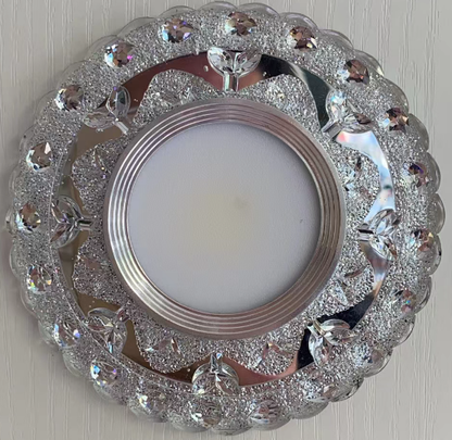 ORBITA Spot LED, 5W, Rotondo, Luce Fredda + RGB, Spot LED Bianco, Resina e Vetro Titolo predefinito Alessandro Design